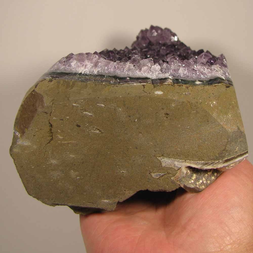 7.4″ Polished AMETHYST Crystals Cluster Freeform Standup – Uruguay – 4.8 lbs.