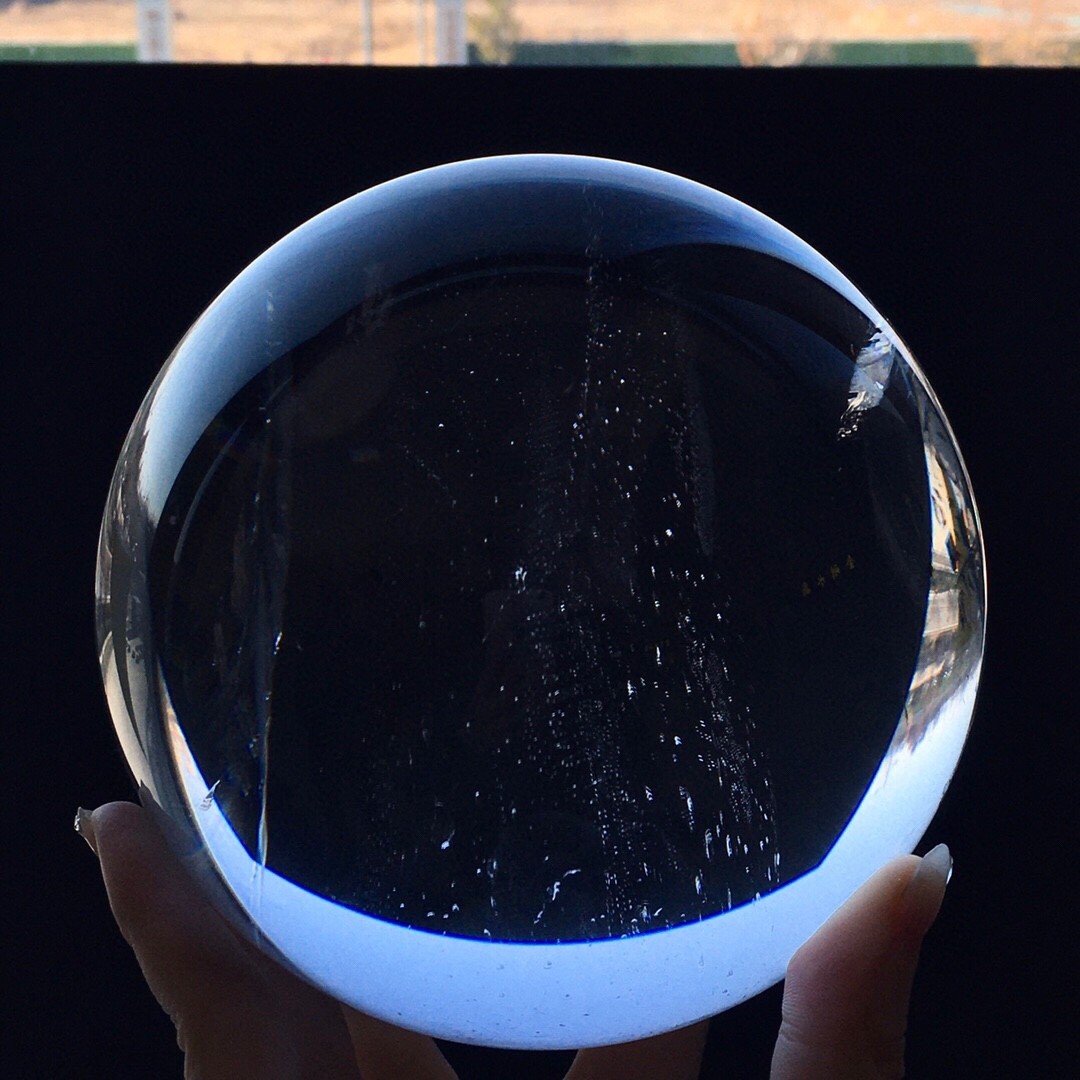 6.6LB Top Natural Clear Quartz Sphere Crystal Ball Reiki Meditation Gems Gifts