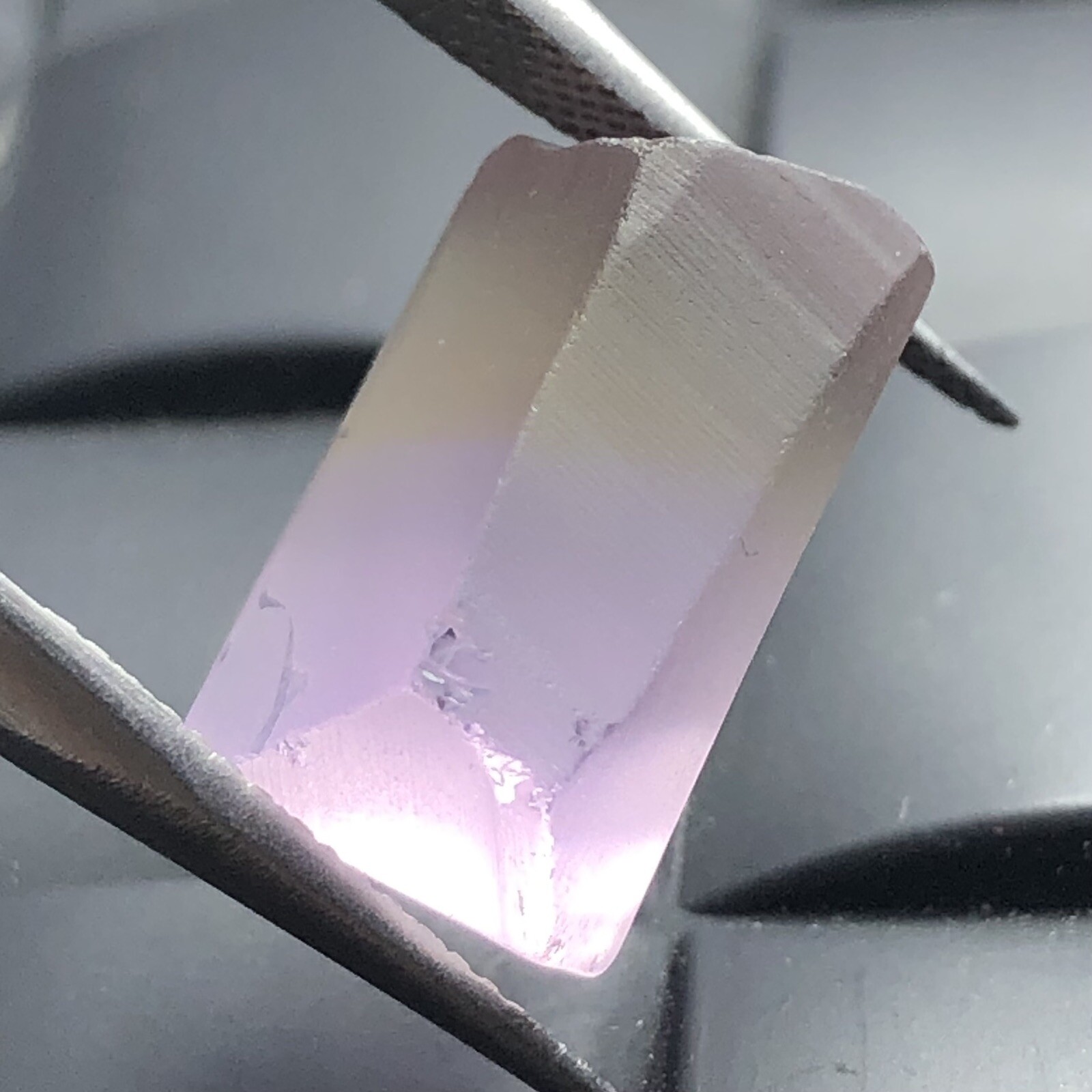 9.84 Ct Facet grade Rough Ametrine From Bolivia Clarity Wise Eye Clean