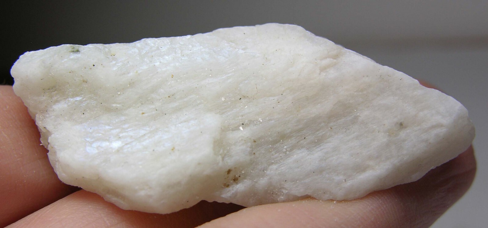 #8 Sri-Lanka 142.80ct 100% Natural Rough White MoonStone Specimen 28.55g 56mm