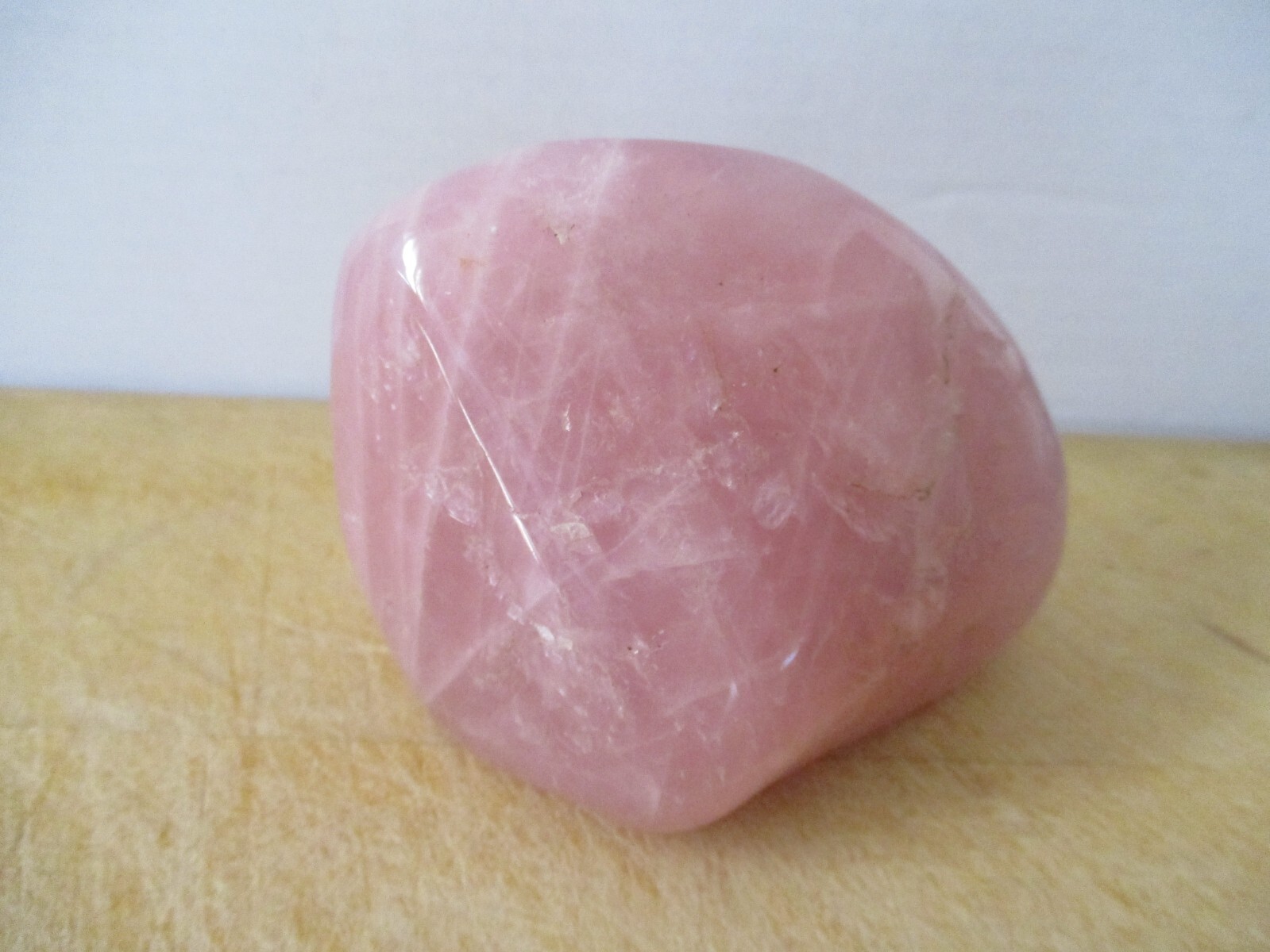 Natural Rose Quartz; 314 gr Polished & 192 gr Rough Mineral Specimans & Chips