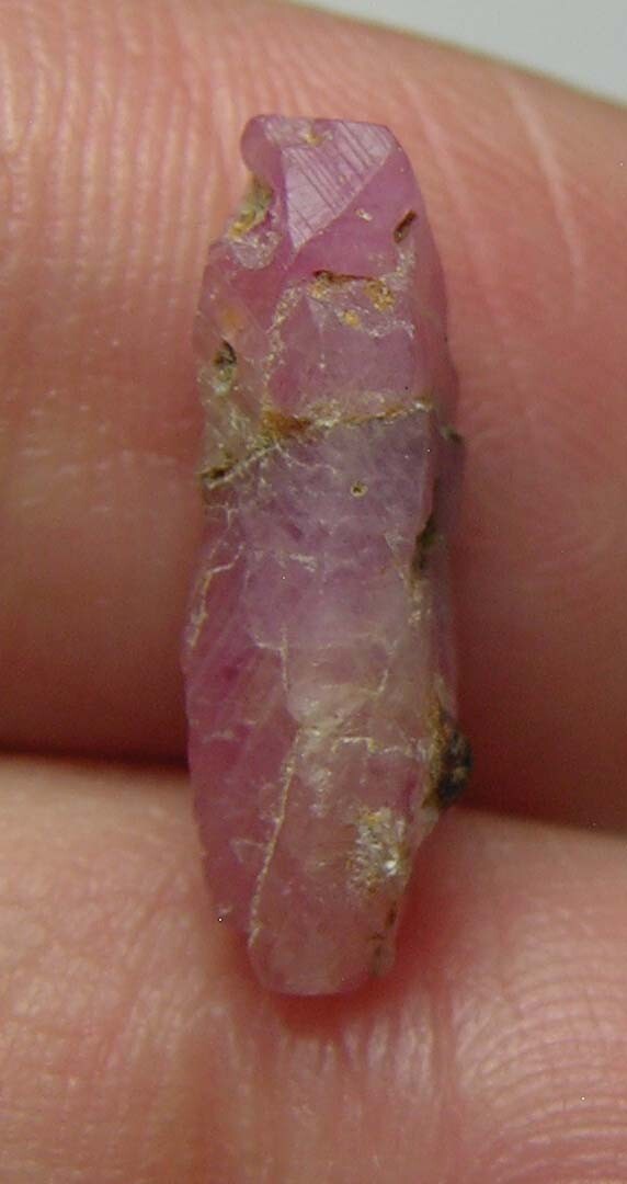 4.00ct Vietnam 100% Natural Pink Sapphire Ruby Dogtooth Crystal Specimen 16mm