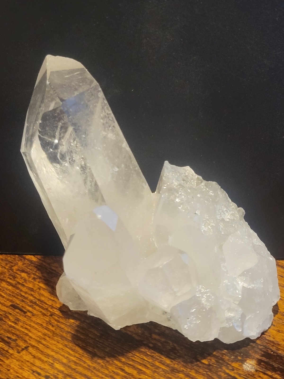290g Natural White Clear Quartz Cluster Crystal Mineral Healing Stone (B4)