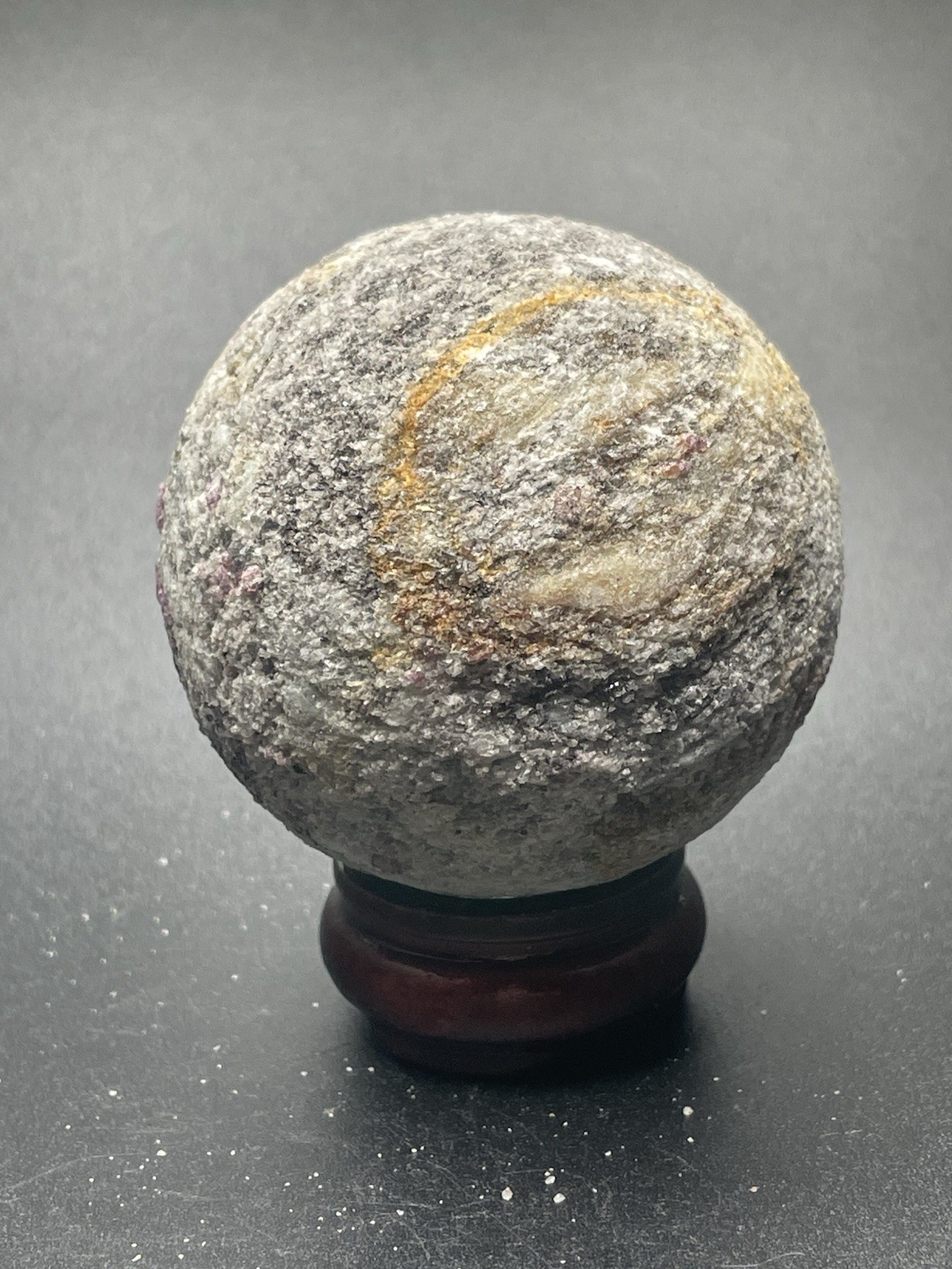 Ruby In Feldspar Sphere 263g