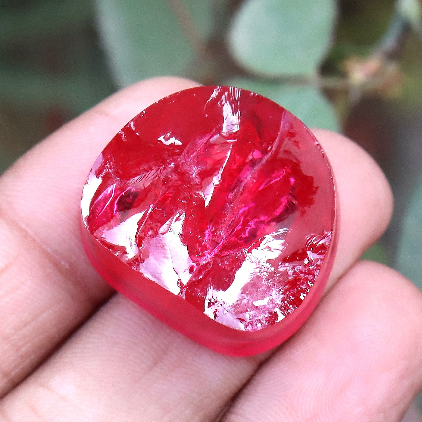 BURMA Red Ruby Rough Uncut 156 CT Certified Loose Gemstone
