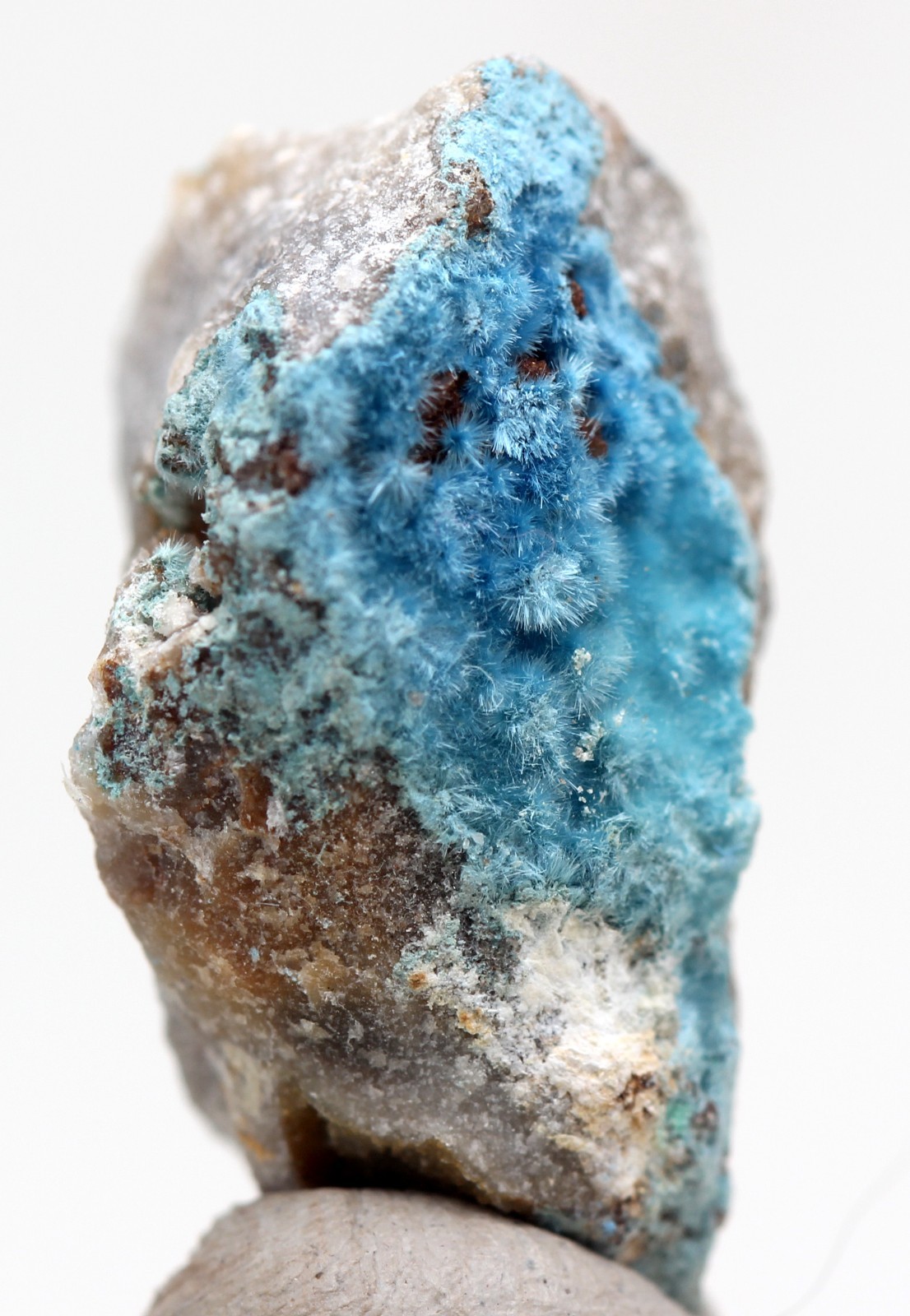 CYANOTRICHITE Crystal Spray Cluster Mineral Specimen GUIZHOU CHINA
