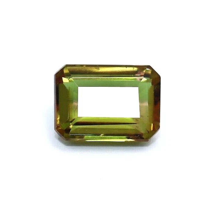 Alexandrite Emerald Cut Multi Color Changing Stone 9-10 CT Loose Gemstone