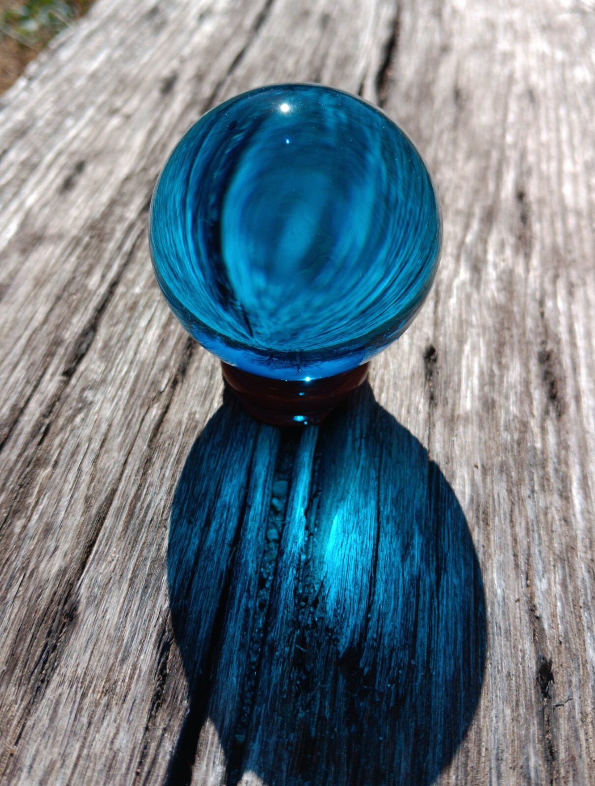 K9 Color Crystal Balls 50mm/80mm Sphere with Stand Meditation Feng Shui