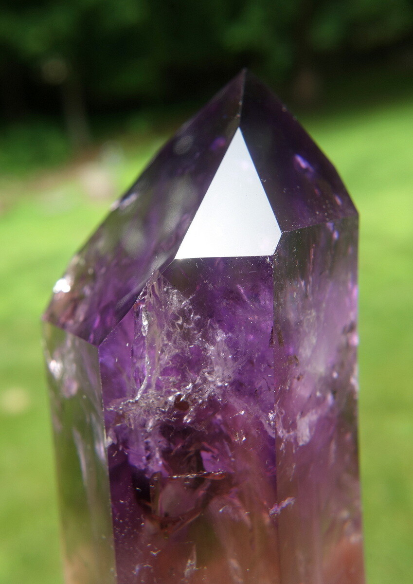 Polished Amethyst Phantom Crystal / Channeling Point