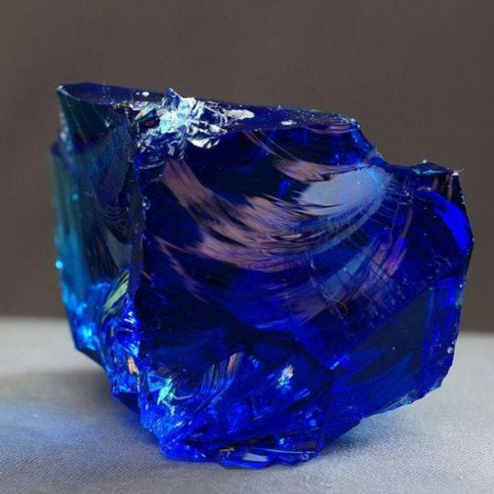 Raw Blue Obsidian Crystal 1050 ct Rough Gemstone Natural Uncut Crystal