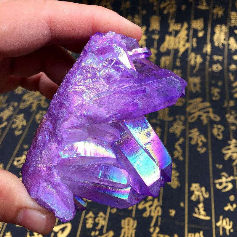 Purple Natural Quartz Cluster Crystal Quartz Cluster Gem Stone Healing Specimen