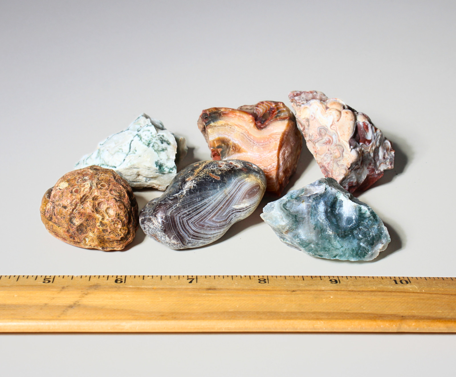 Agate Mix – Rough Rocks for Tumbling – Bulk Wholesale 1LB options