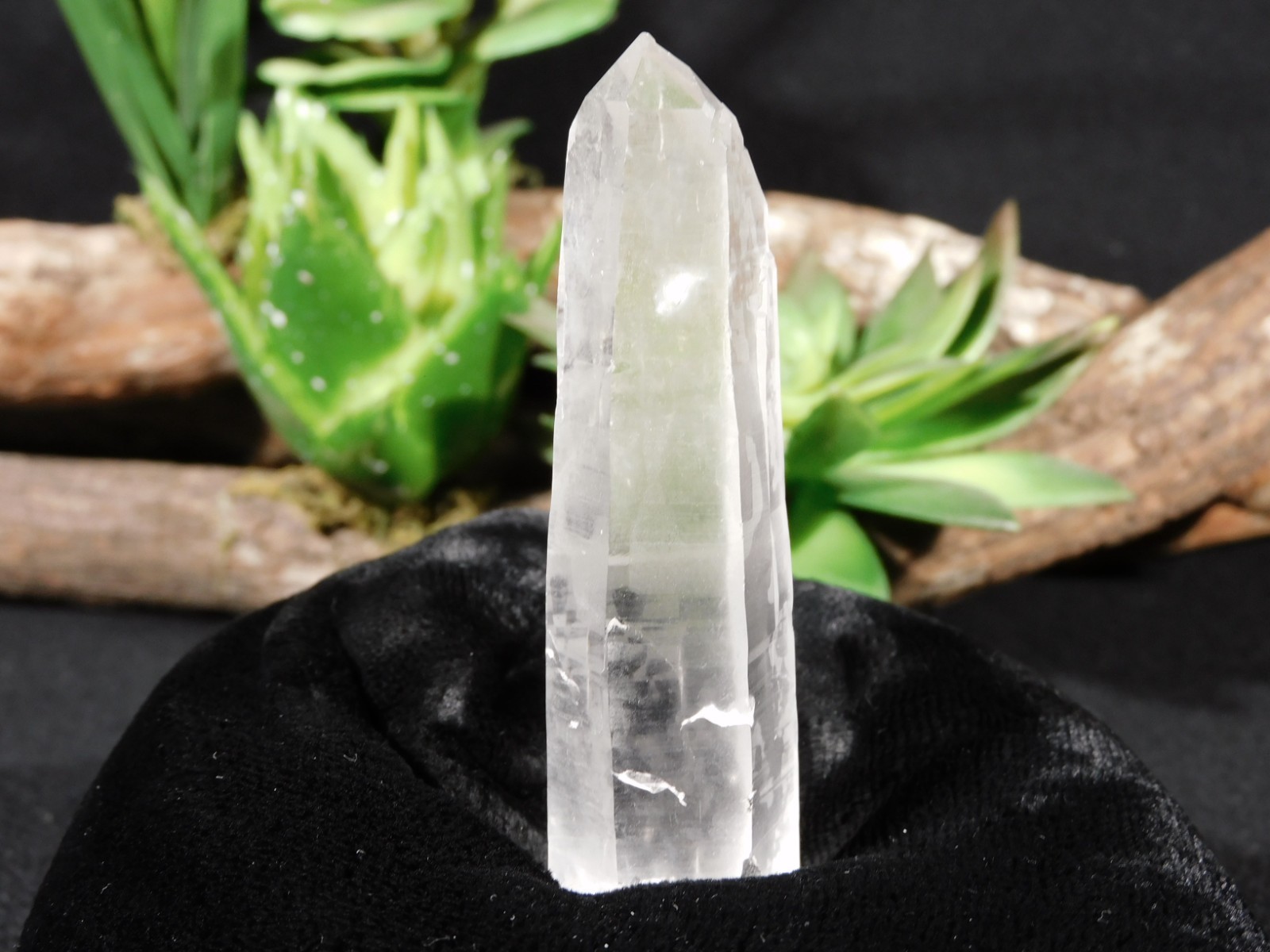 Long! Translucent! QUARTZ Crystal TWIN 100% Natural Brazil 46.1gr