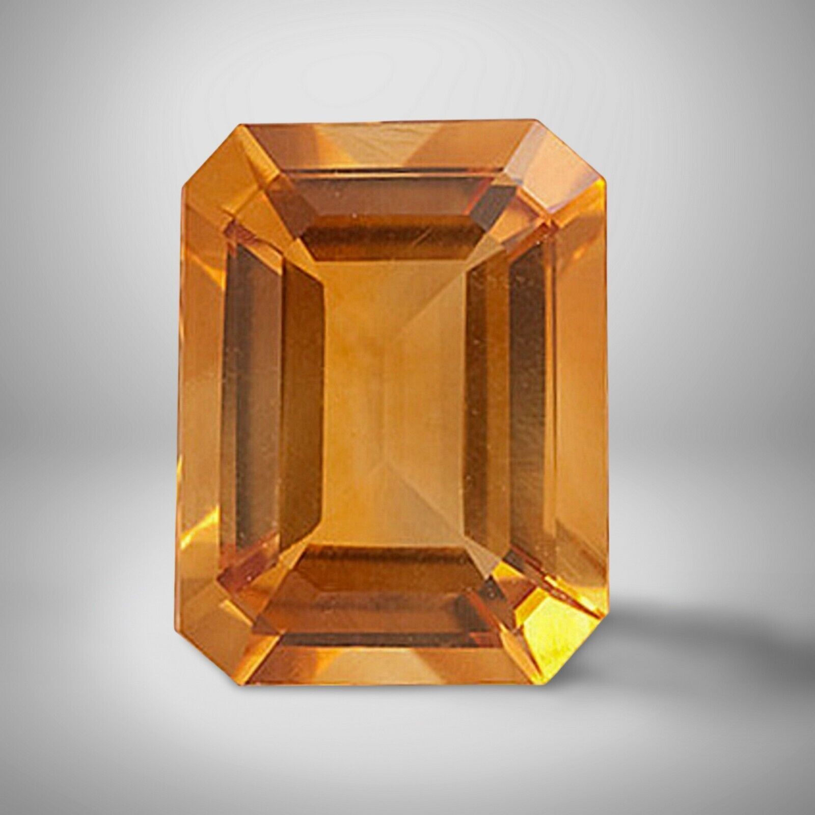 Citrine Octagon Cut Gemstone 1.21 Cts – 8×6 mm AAA+ Precious Jewelry Gem