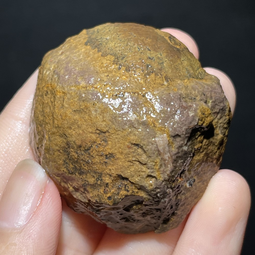 Half Rough Agate ore crystal Achat Nodule Chinese bloody battle Agate 30g D751