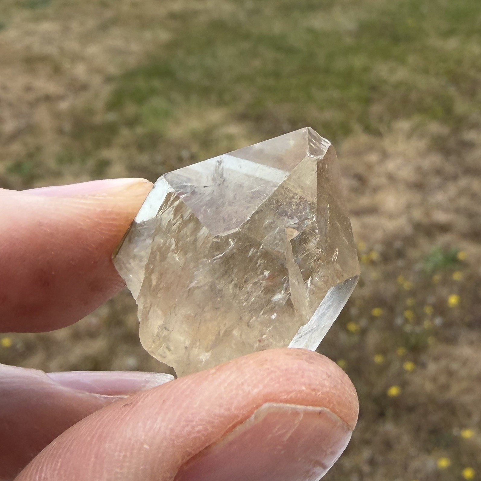 Natural Citrine Point 14.25 grams Approx ex Congo read Desc