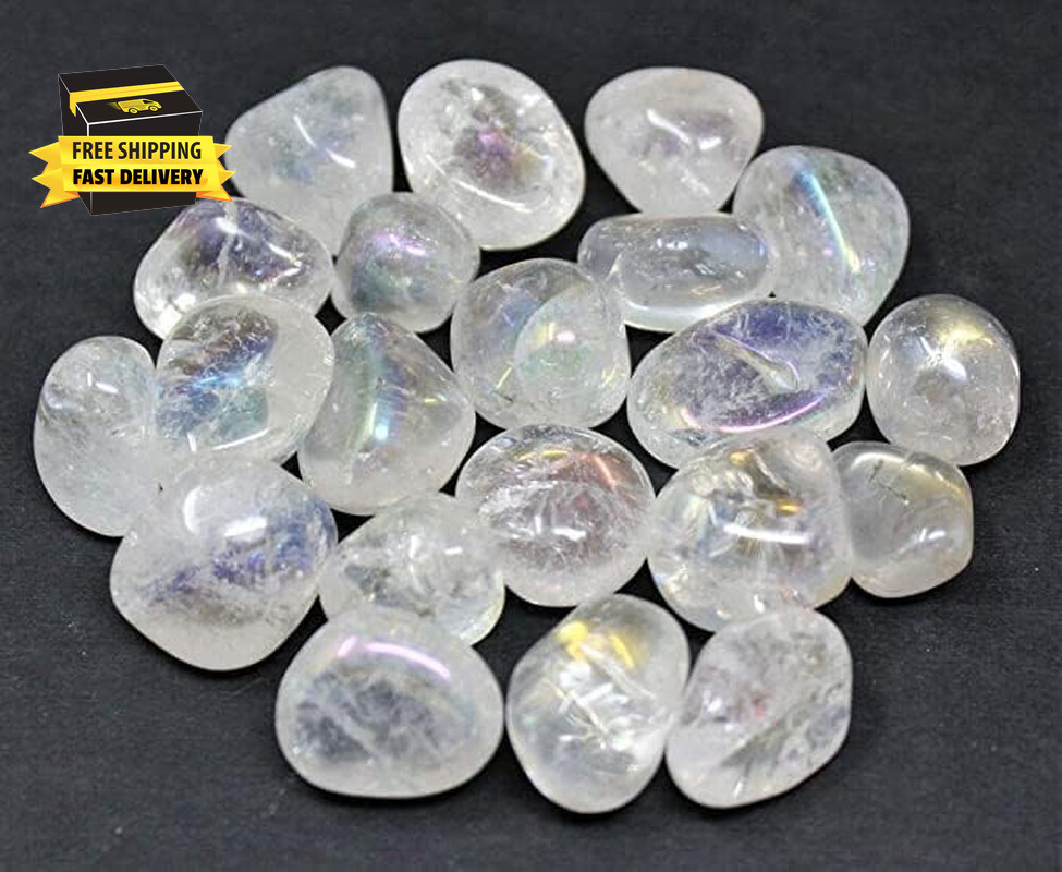 Angel Aura Quartz Tumbled – Healing Stone – Crystal Healing 20-25Mm ⭐️⭐️⭐️⭐️⭐️