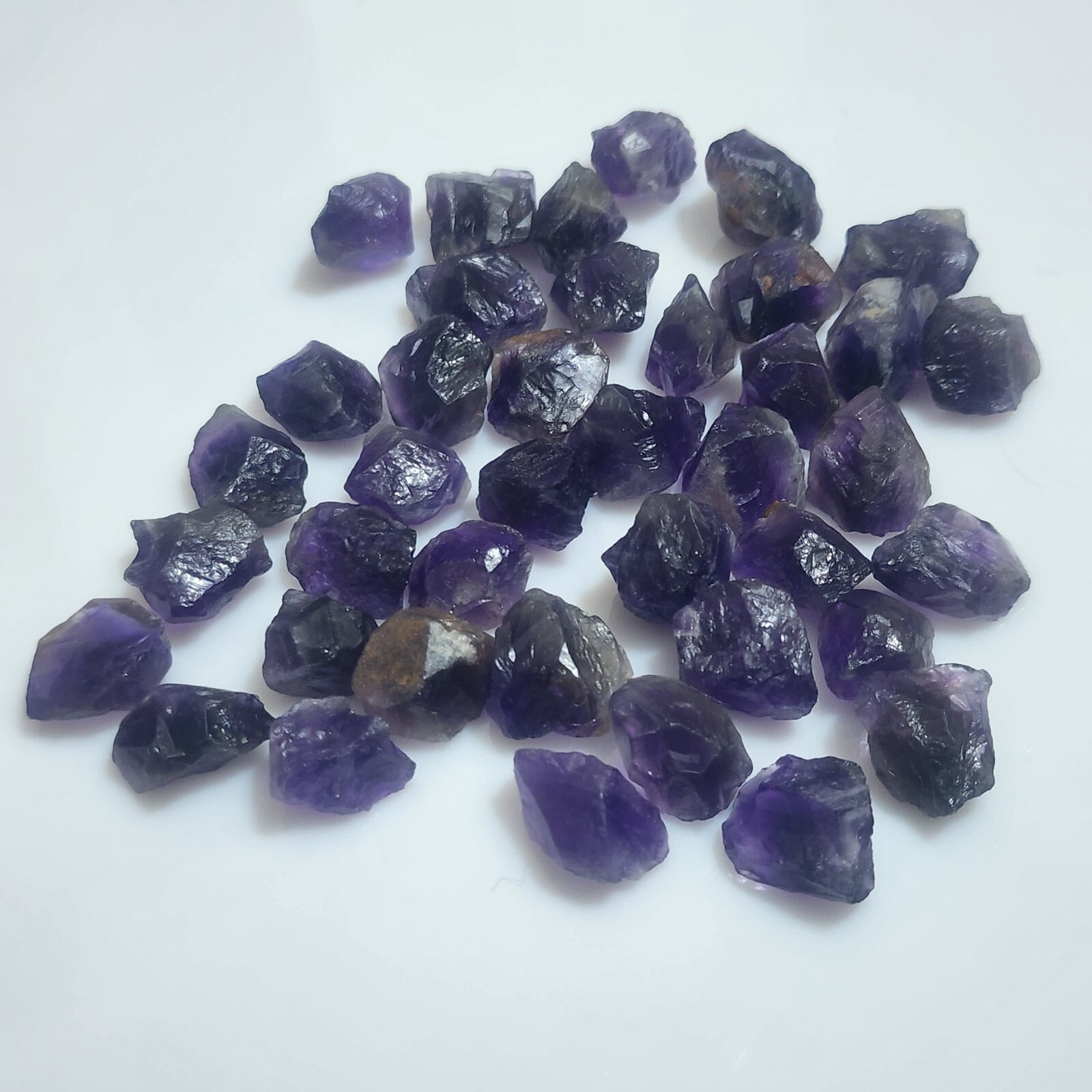 Beautiful Raw Amethyst Crystal Chunks Size 12-16 MM Bulk Lot Amethyst Gemstone