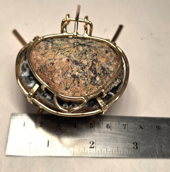 Natural Druzy Geode Crystal Jewelry Box Agate Quartz Cluster Hinged Trinket #15