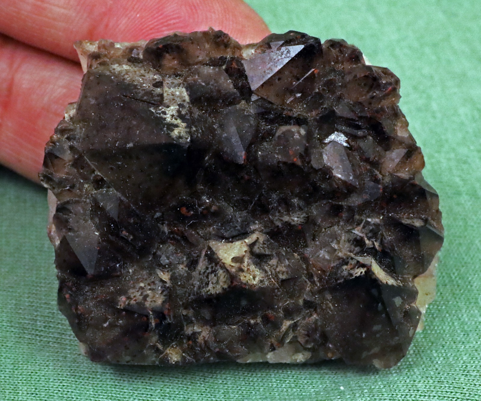 Thunder Bay Hematite Dark Purple “Black”Amethyst Cluster Ontario, Canada