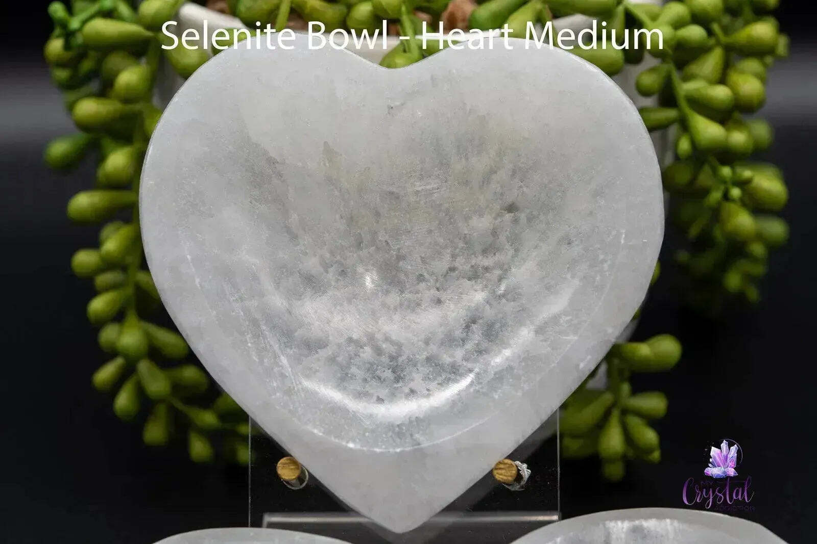 Selenite Heart Bowl 2.2″-4″ – Crystal Energy Dish
