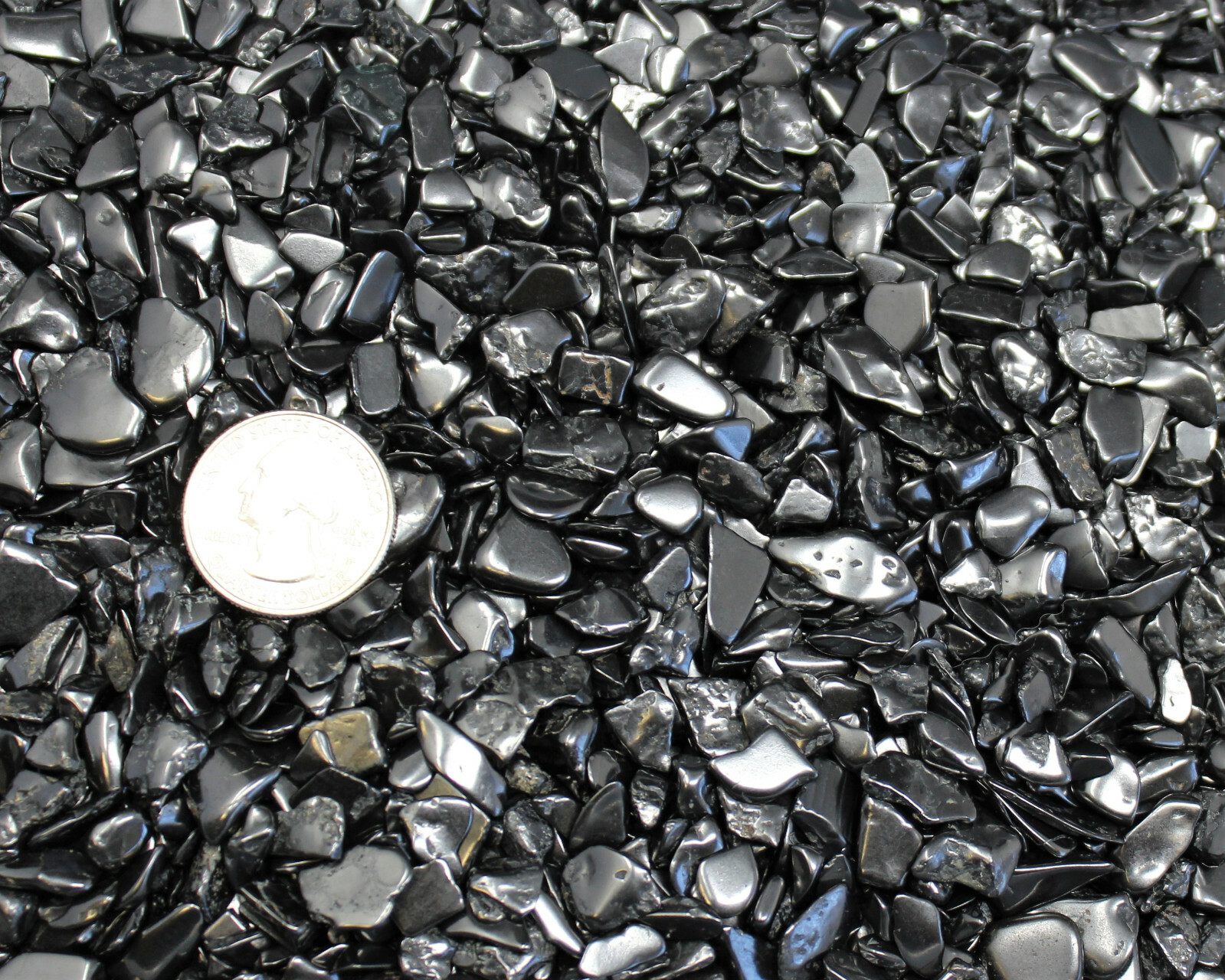 Shungite Semi Tumbled Gemstone Mini Chips 5-15 mm Wholesale Bulk Lots