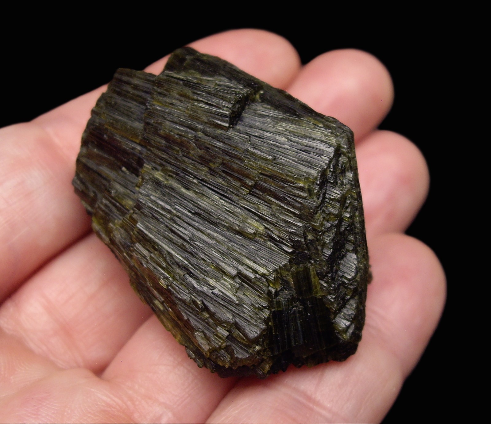 Fine Epidote Spray Terminated Crystal Cluster 45.5g