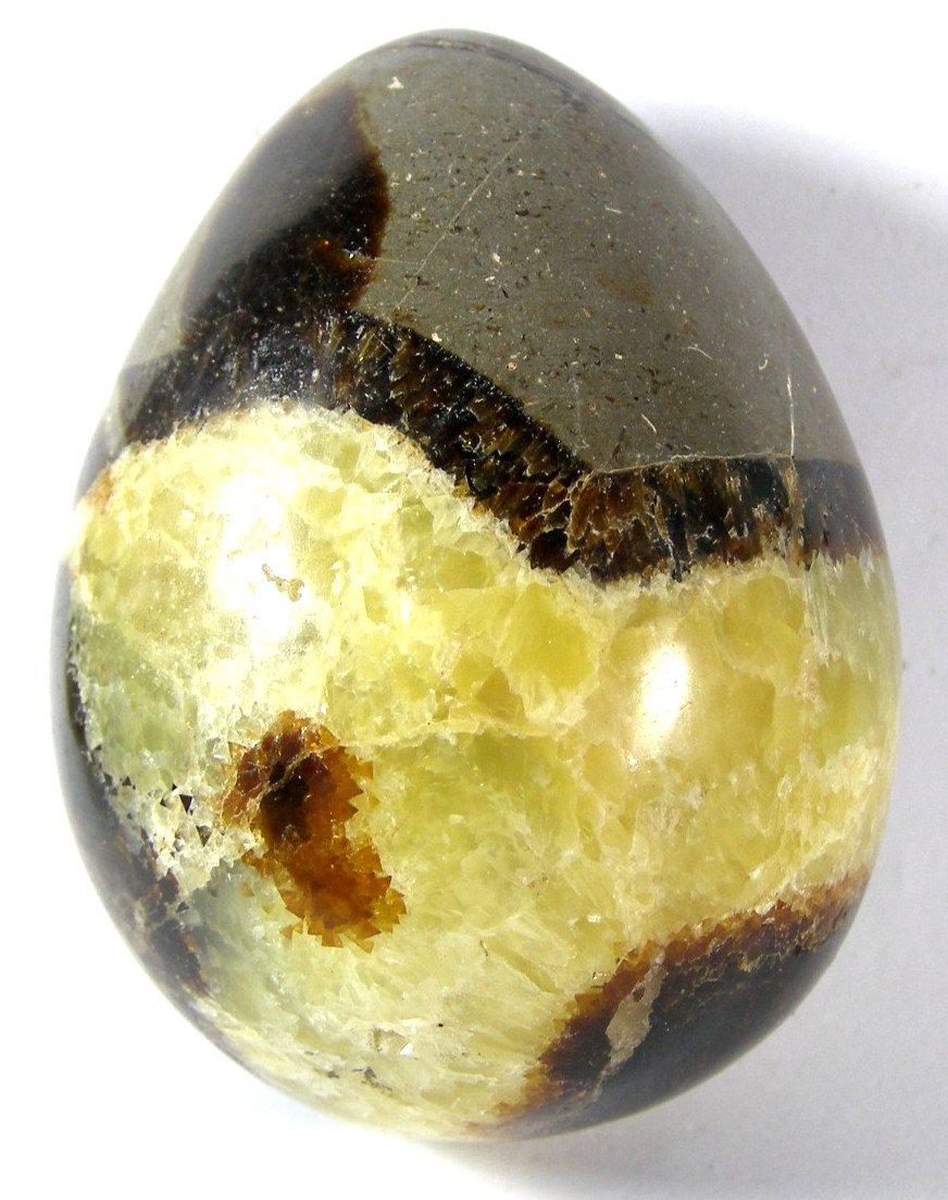 LOVELY LARGE SEPTARIAN GEMSTONE EGG – 5.7 x 4.4 cms 187 gms #4