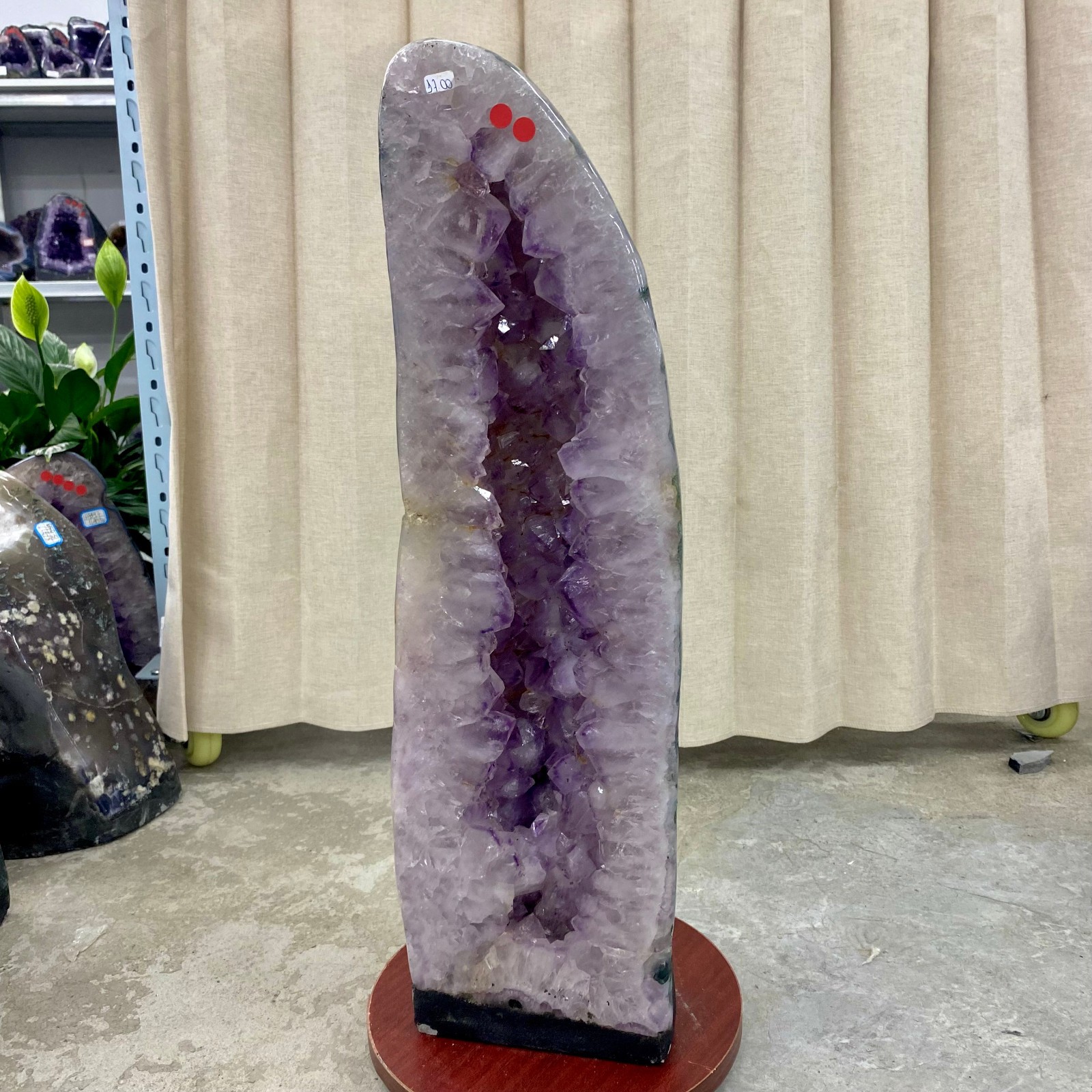 37.45LB Natural agate Amethyst geode quartz cluster crystal Cathedral specimen