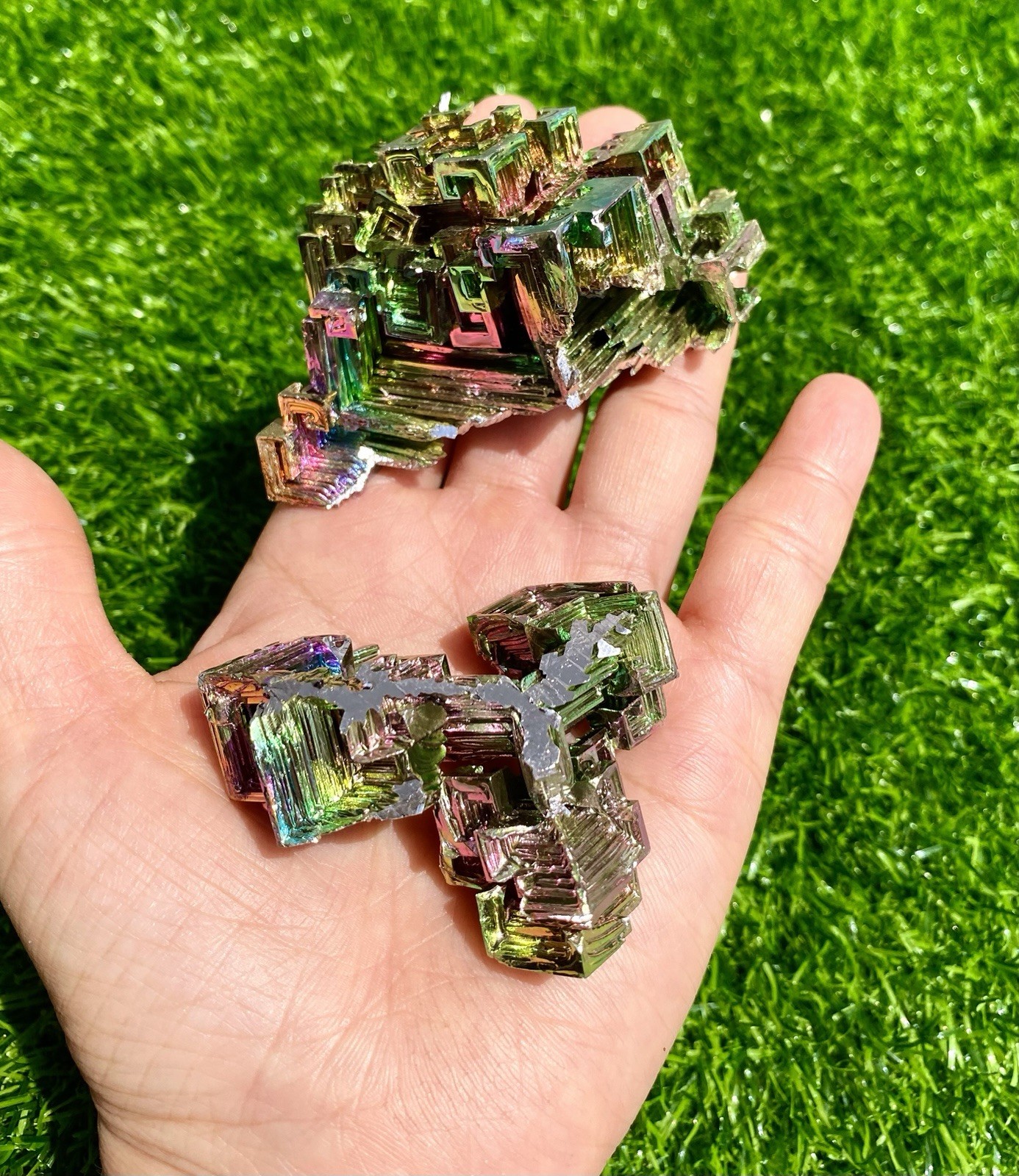 Wholesale Lot 1 Lb Bismuth Specimens Healing Energy