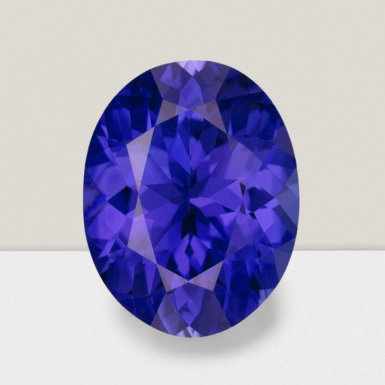 Tanzanite Oval Cut Gemstone 2 Cts – 10×8 mm Calibrated Loose Gem