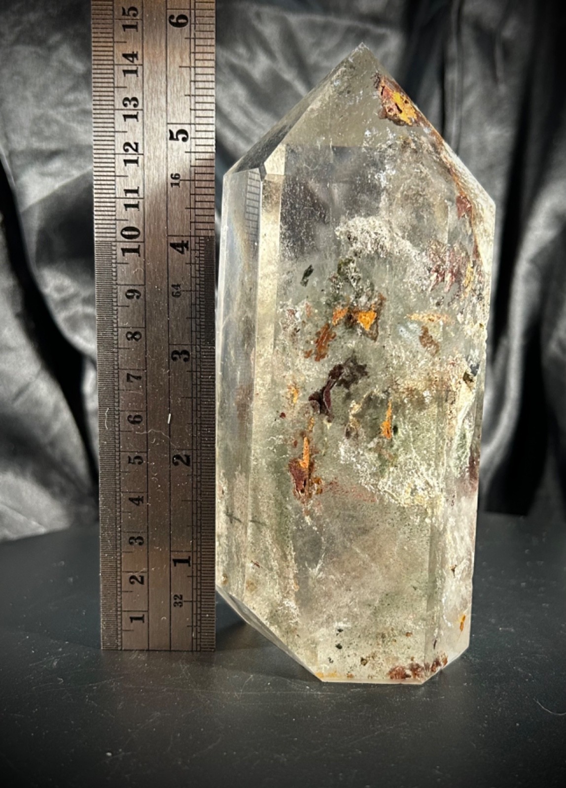 6″ Chunky Garden Quartz Tower 1lb 12 oz