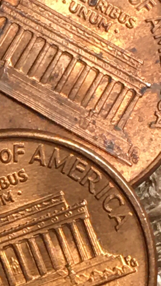1992 penny close am no mint mark