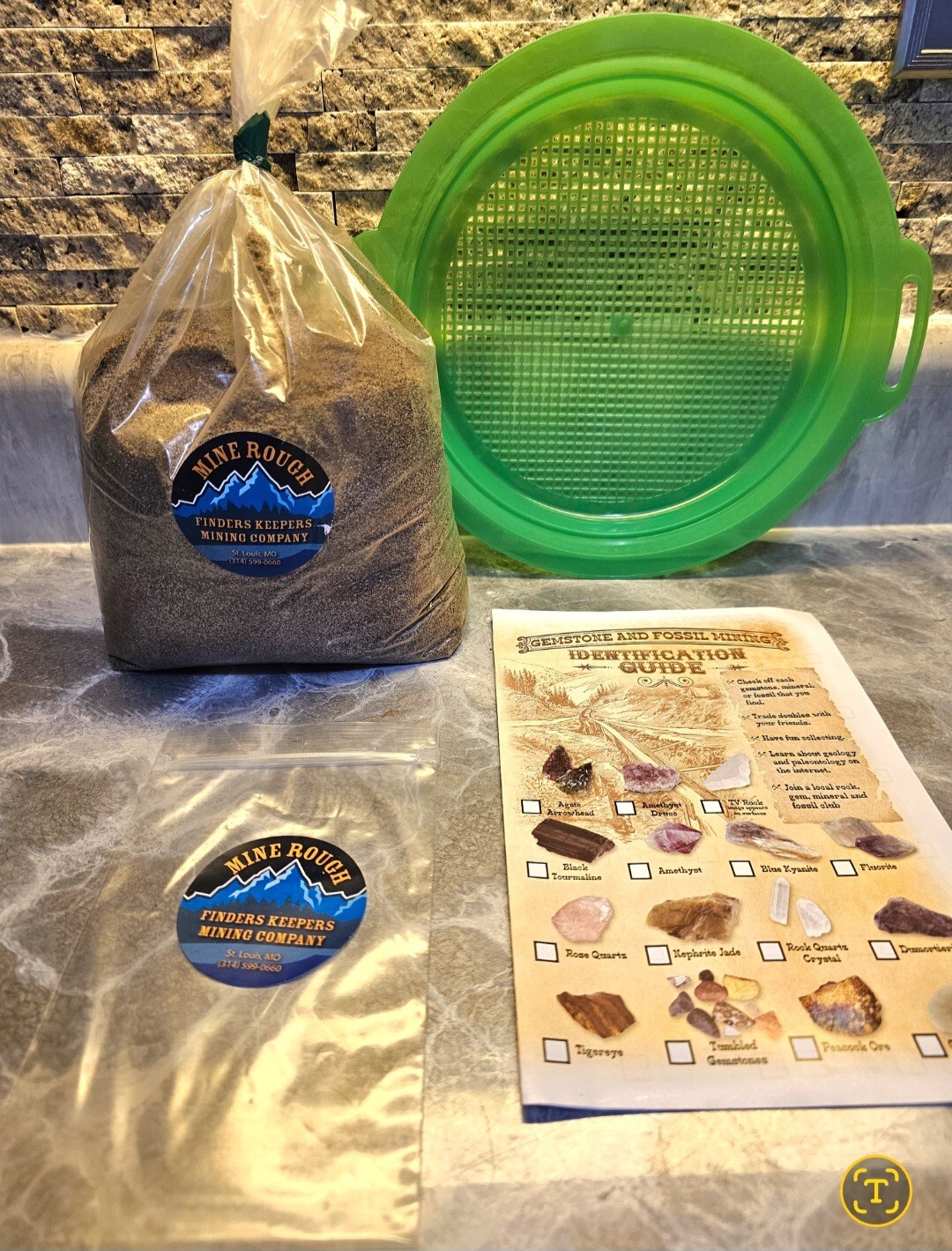 5 lb Gemstone Mine Rough / Pay Dirt Kit