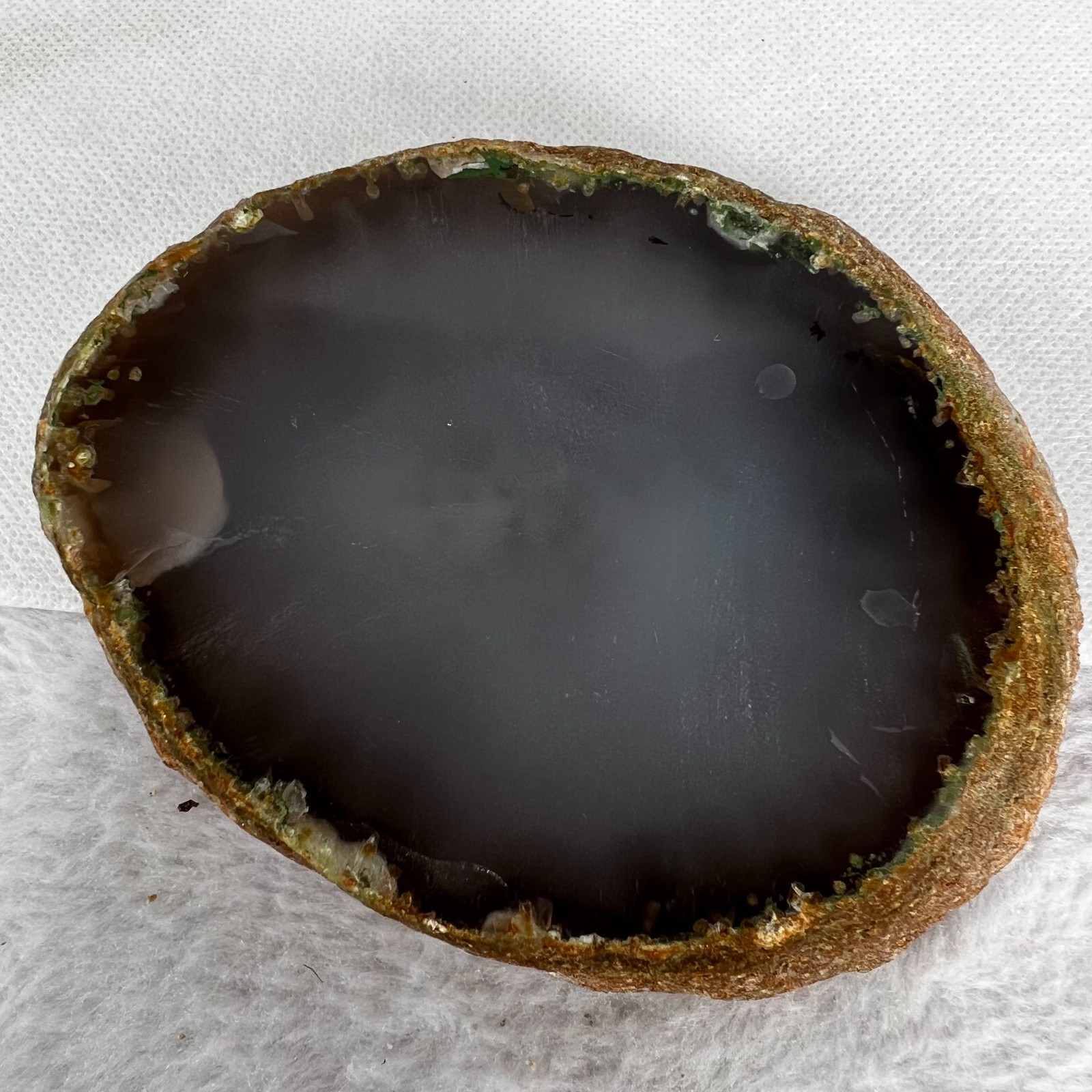 Natural Enhydro Agate | Water Agate | Ancient Water Bubble Crystal Healing 638G