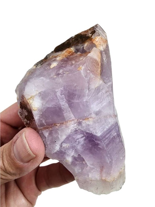 Amethyst Hematite Crystal Point 254.6 grams