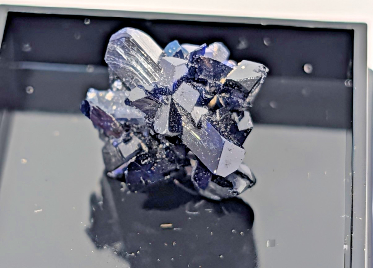 Azurite Specimen Lot of 2 Kerrouchene Khenifra & Jerada Provences Morocco