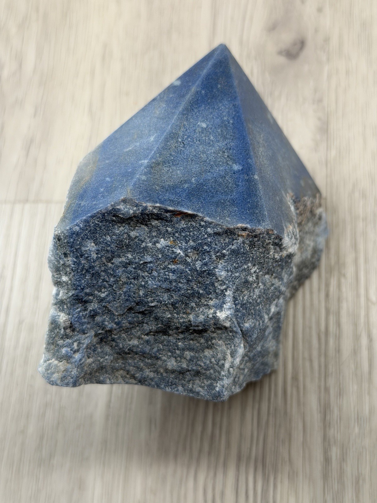 Natural Blue Aventurine Crystal Wand Irregular Quartz Column 1.7Lb