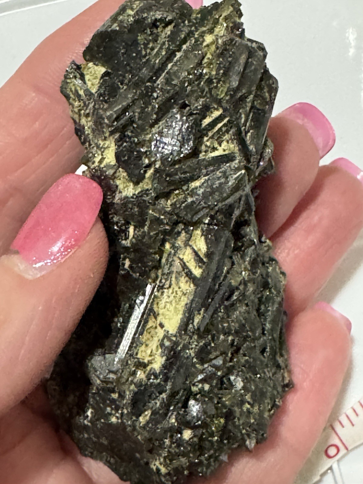 Epidote Crystal Specimen