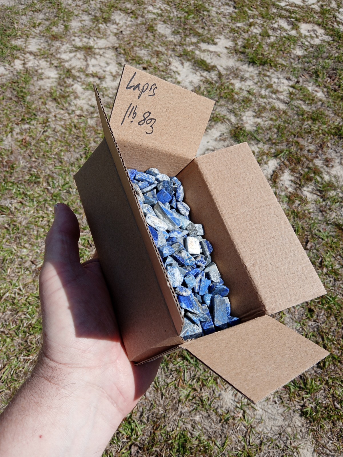 1.5 Lbs Small Rich Blue Lapis Lazuli Tumbled! Collecting, Jewelry Making! Q6