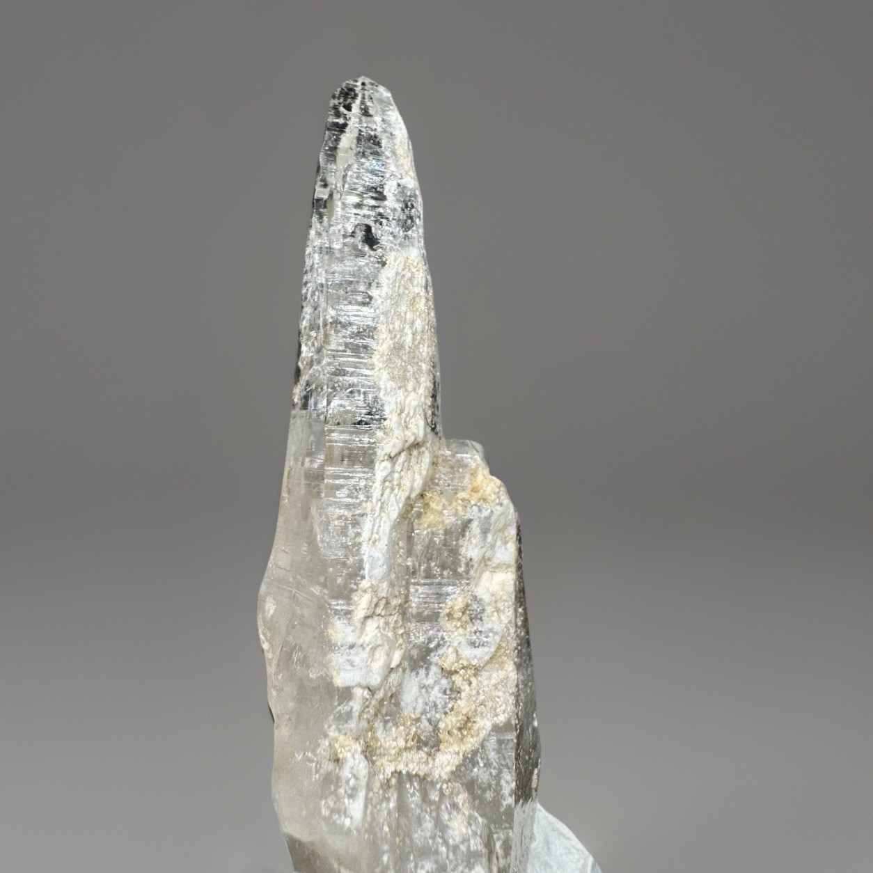 “White Summit” Hashupi Himalayan Quartz Elongated Spear-point Slender Crystal
