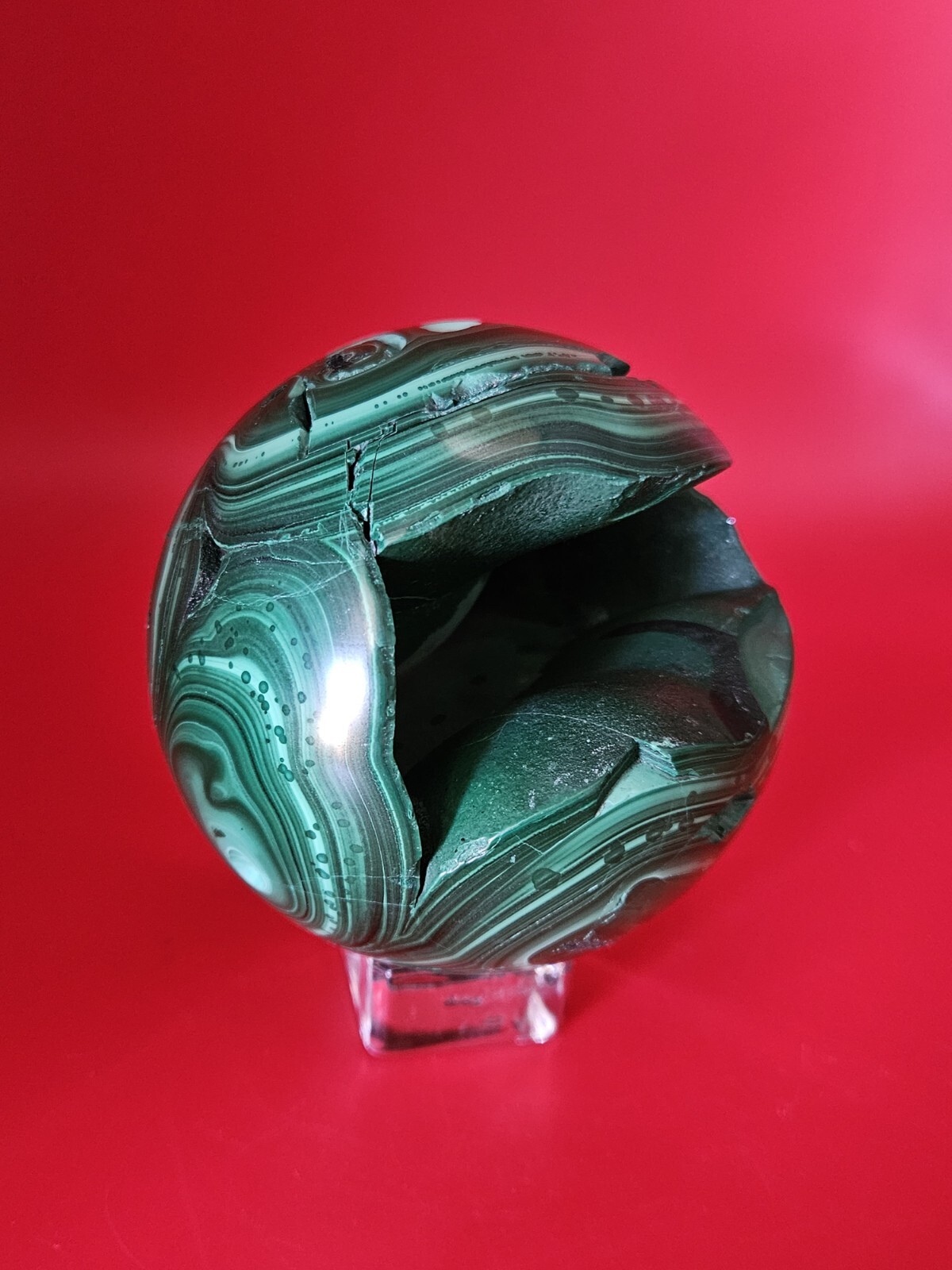 Glossy Natural Malachite Quartz Druzy Sphere Crystal Collection Healling 1+LB