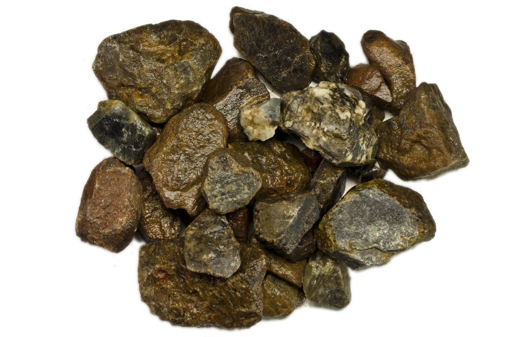 Blue Sapphire – Rough Rocks for Tumbling – Wholesale Stone Crystal Mineral (Ind)