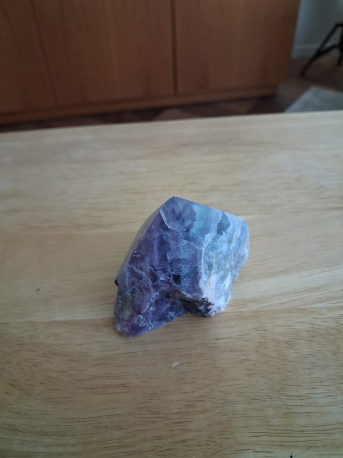 Light Green and Light Purple Mixed Polished Crystal, Mineral or Gem Stone
