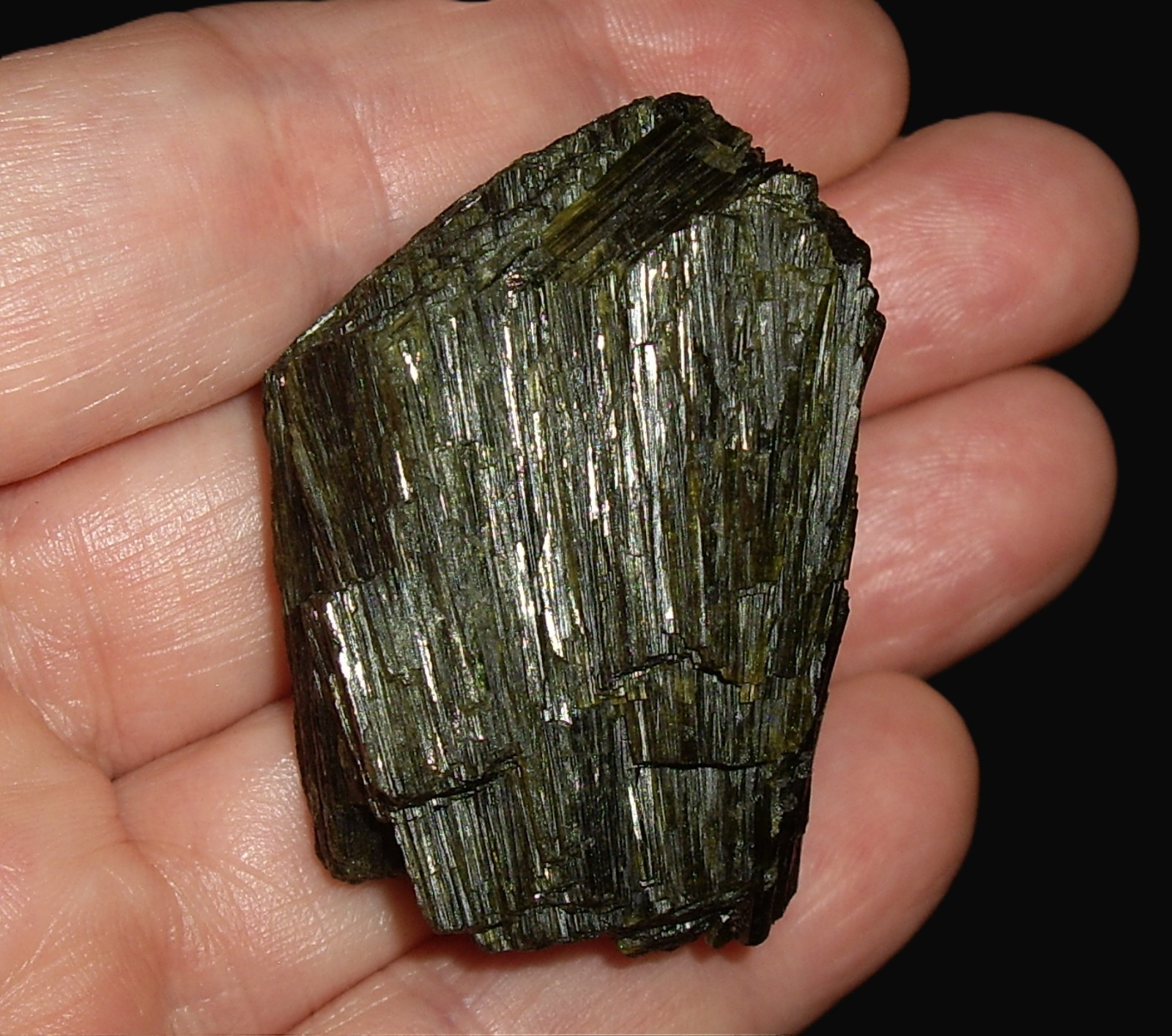 Fine Epidote Spray Terminated Crystal Cluster 45.5g