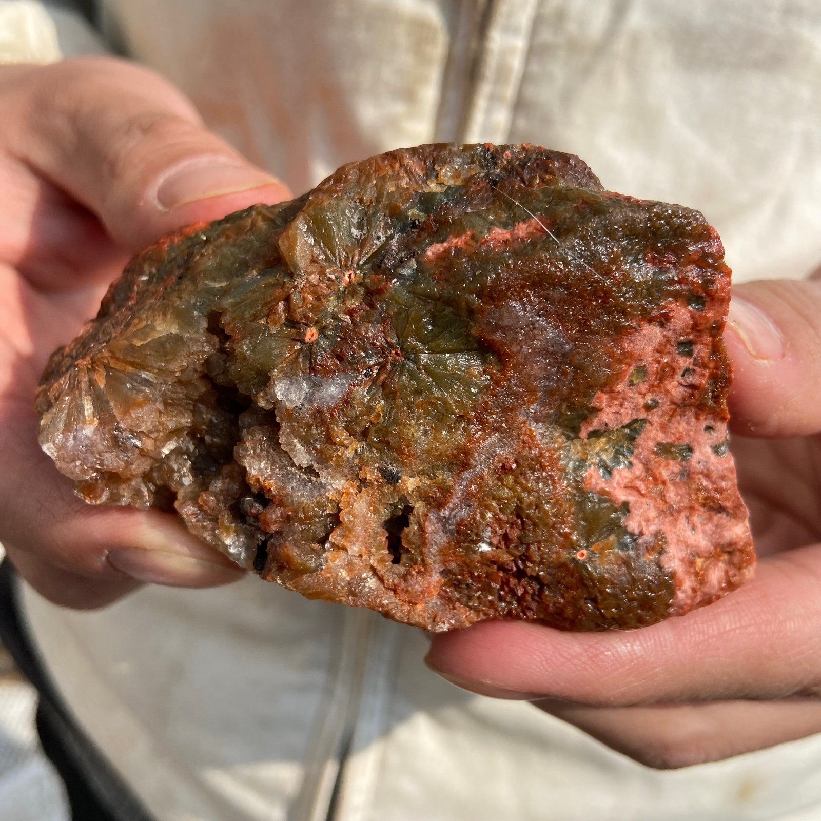 0.5lb Natural colourful ocean jasper raw stone crystal rough mineral specimen