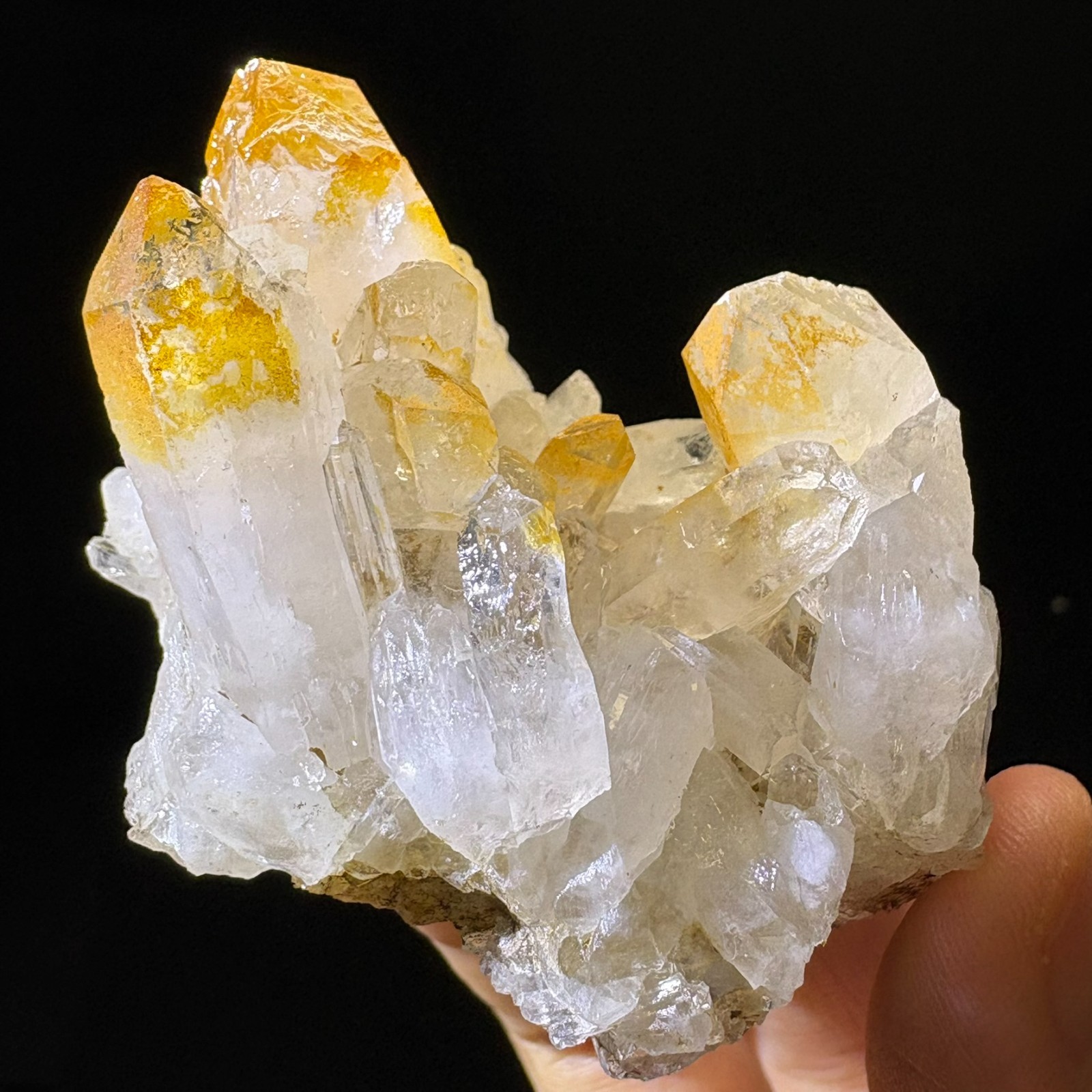 Natural Clear Quartz Cluster Crystal Specimen Raw Mineral Heal Reiki Clarity
