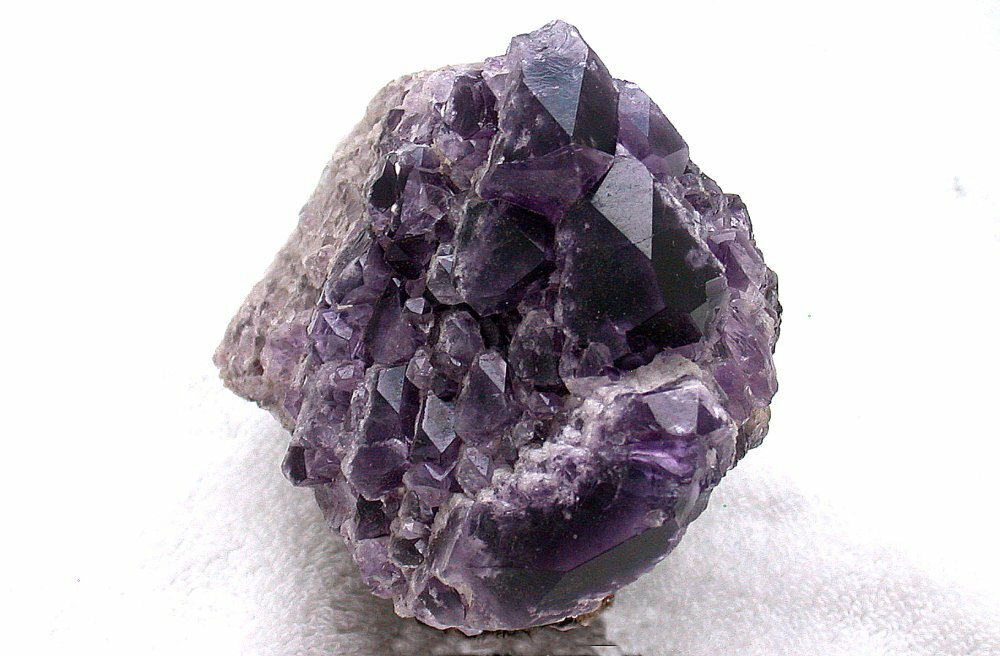 6 Inch 2 Pound 10.4 Ounce Brazilian Amethyst Skeletal Quartz Crystal Cluster