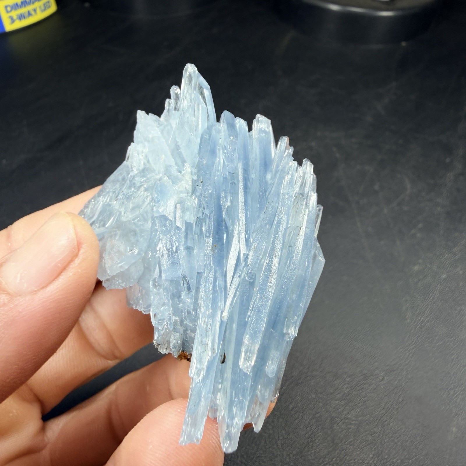 Blue Barite Crystal Blade Cluster from Morocco