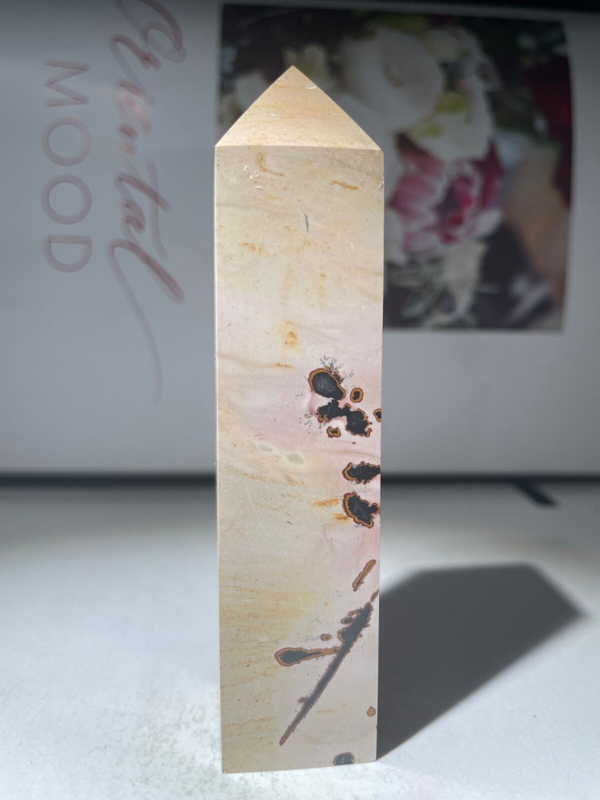 125g Traditional Chinese painting stone pagoda m06